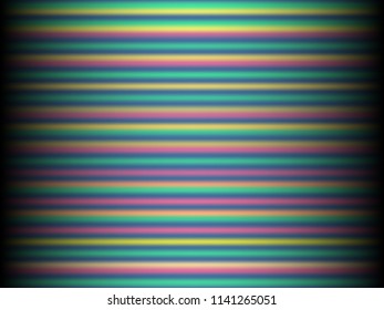 Black background with colored, iridescent twisted lines, neon effekt, glow