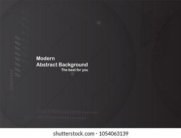 Black background with copy space for text. Template design for cover, brochure, web banner and magazine.