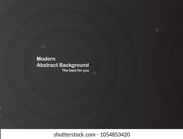 Black background with copy space for text. Template design for cover, brochure, web banner and magazine.
