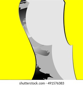 black background curve line on space shadow overlap and dimension modern texture pattern for text and message website design
