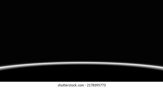 Fondo negro con líneas curvadas con gradiente blanco. Adecuado para presentaciones, afiches, banners. Vector