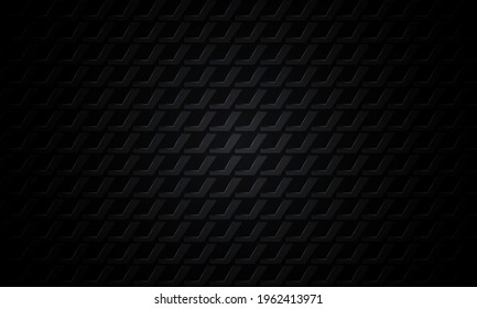 Black background. Dark metal texture steel background. Web design template vector illustration EPS 10.