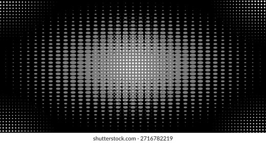A black background densely scattered with numerous small white dots, resembling a night sky filled with stars. eps 10