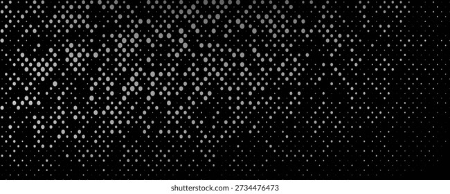 Un fondo negro densamente disperso con numerosos puntos blancos Pequeños, que se asemeja a un cielo nocturno lleno de estrellas.