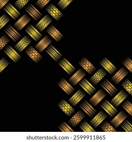 Black background with different white car tires silhouettes 