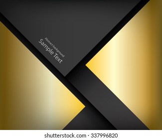 black background dimension gold vector illustration design modern