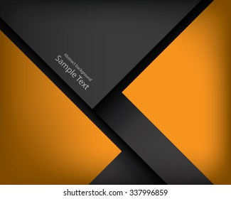 black background dimension Orange vector illustration design modern