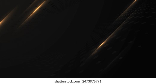 Black background with elegant effect. Vector illustration.