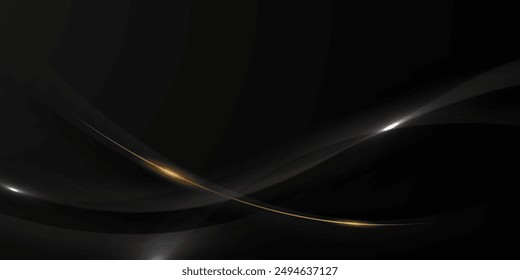 Black background with elegant effect. Vector illustration.