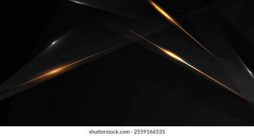 Black background with elegant effect. Vector illustration.