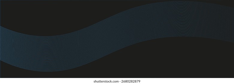 Fundo preto com efeito elegante. Ilustração vetorial.