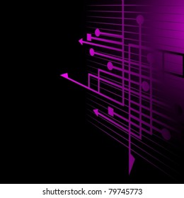 Black background with a futuristic design