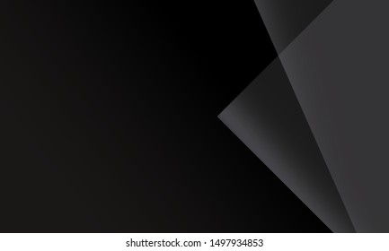 black background geometric abstract vector design template. eps10