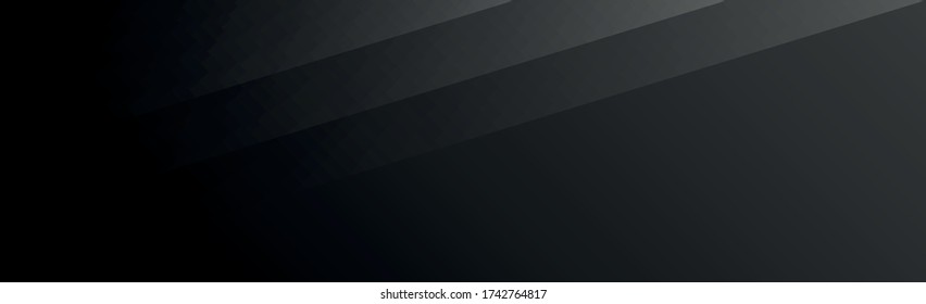 Fondo negro con brillo y sombra - Panorama