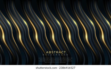 Black background with gold light effect