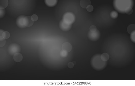 Black background with gradient and bokeh