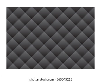 black background with a gradient squares. Symmetrically pattern. Upholstery. Template for design and interior. elegant dark color. Style, texture, style, fashion, chic look. Vector illustration .