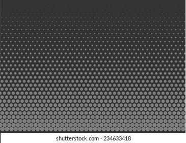 Black background with gray small dots