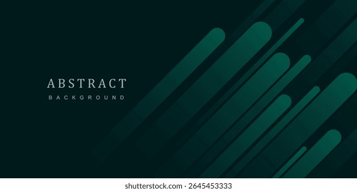 Black background with green shape effect, black abstract use for business, company, institution, poster, template, presentation, advertisement, celebration. eps10
