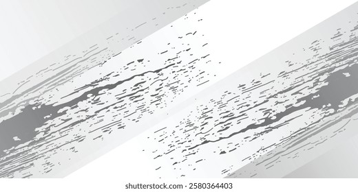 black background with halftone dot pattern elements. Abstract brush grunge background.