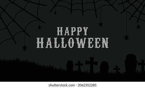 Black background for halloween banner