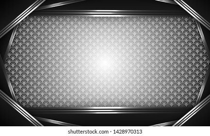 Black background image abstract modern concept eps10 vector