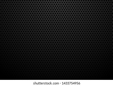 Black background image abstract modern concept Hexagon geometry eps10 vector