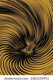 Black background image with gold pattern used in decoration