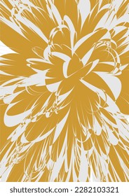 Black background image with gold pattern used in decoration