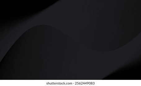 Black background with line curve design metallic dark