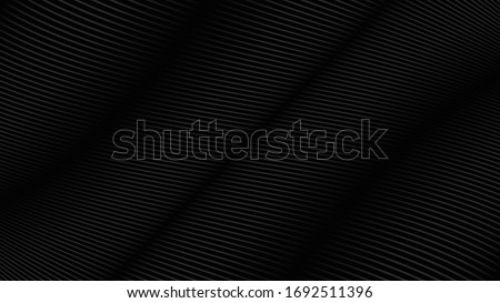 Black background with line curve design. Vector illustration. Eps10 