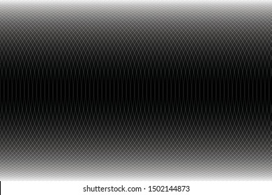Black background with line geometric and lighting. Vector illustration