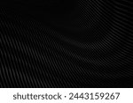 Black background with line wave design. Vector illustration 