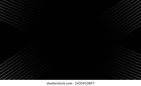Black Background Lines vector image abstract wallpaper for backdrop or decoration