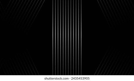 Black Background Lines vector image abstract wallpaper for backdrop or decoration