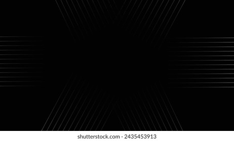 Black Background Lines vector image abstract wallpaper for backdrop or decoration