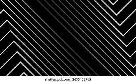 Black Background Lines vector image abstract wallpaper for backdrop or decoration