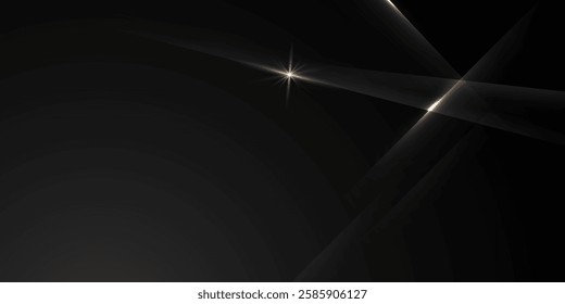 Black background with a luxurious gold effect. Vector illustration