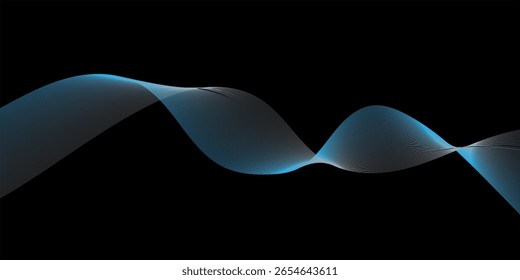 Fondo negro con un lujoso efecto dorado. Ilustración vectorial