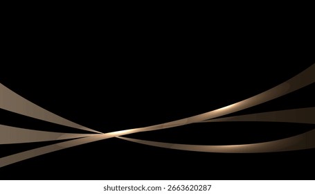 Black background with a luxurious gold effect.Premium design illustration for wedding, vip cover template, grand opening, flyer