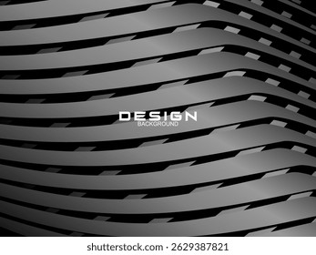 Black background with luxury gradient abstract lines.