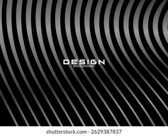 Black background with luxury gradient abstract lines.