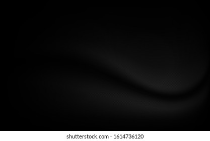 Black background luxury , texture abstract with waves, Soft focus black