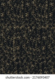 Black background with many small rings
