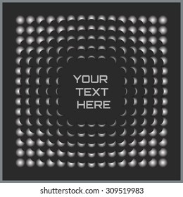 Black background with metal particles 