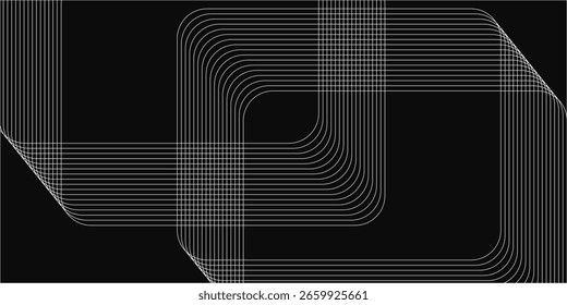 estilo de linha de padrão de metal de plano de fundo preto. Tipo simples moderno5