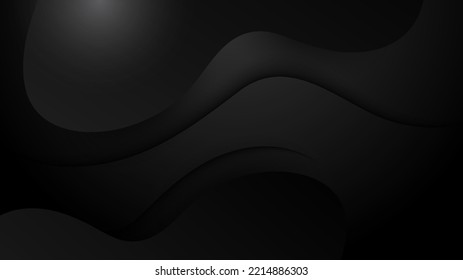 Black background with metal style design for presentation background, game design, social media cover