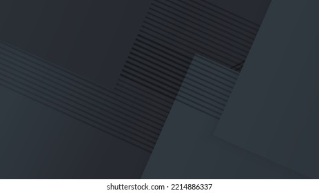 Black background with metal style design for presentation background, game design, social media cover