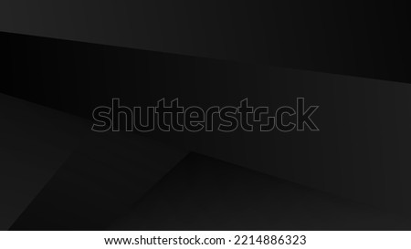 Black background with metal style design for presentation background, game design, social media cover