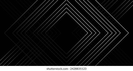 Fondo negro. Fondo de presentación abstracto moderno de la curva de rayas de línea